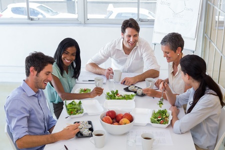 lunch healthy working meal wellness work eating workplace team meeting meetings foost delivery raw health snack benefits office employees food